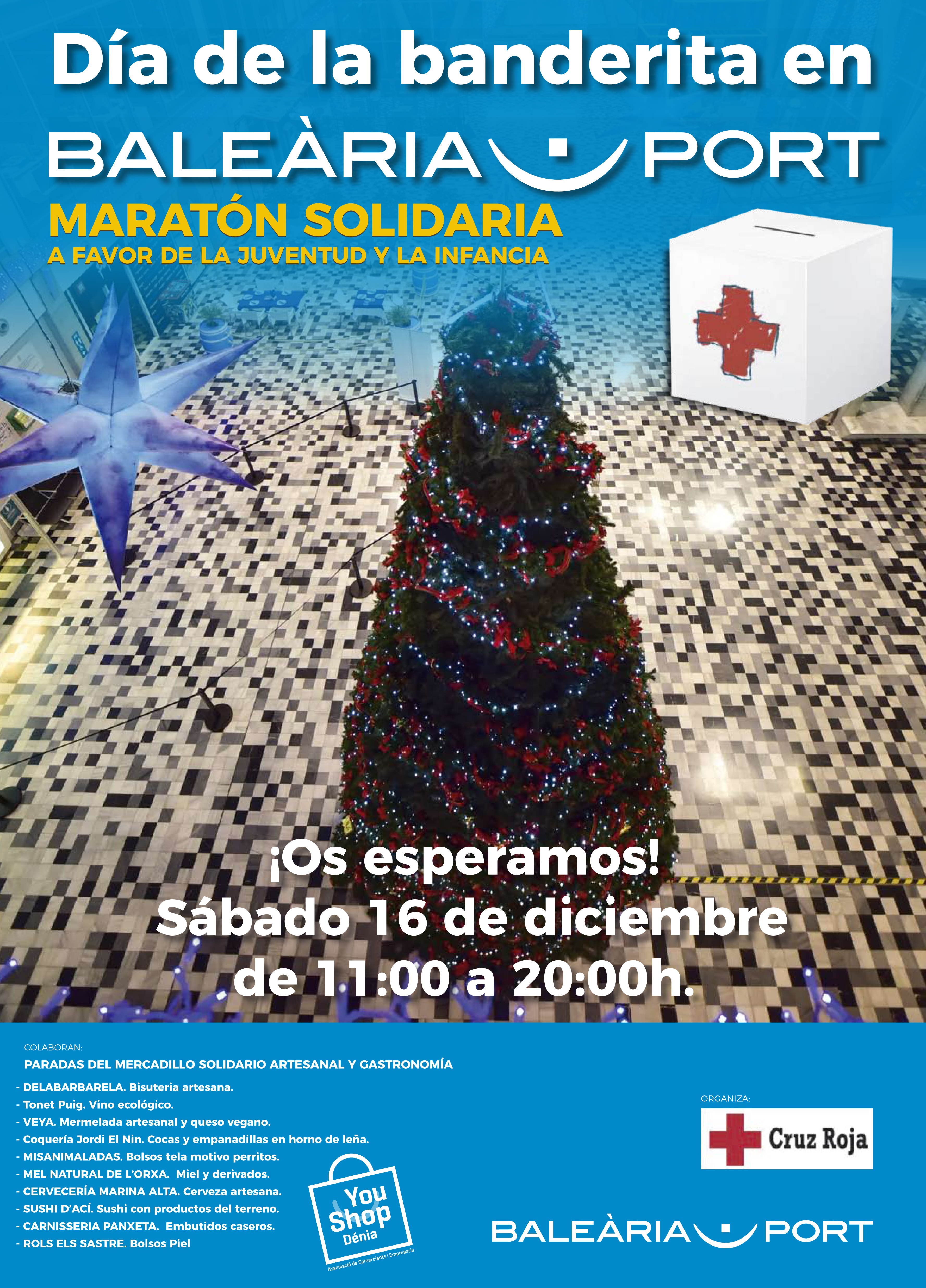 Maratón solidario: Dia de la Banderita en Baleària Port