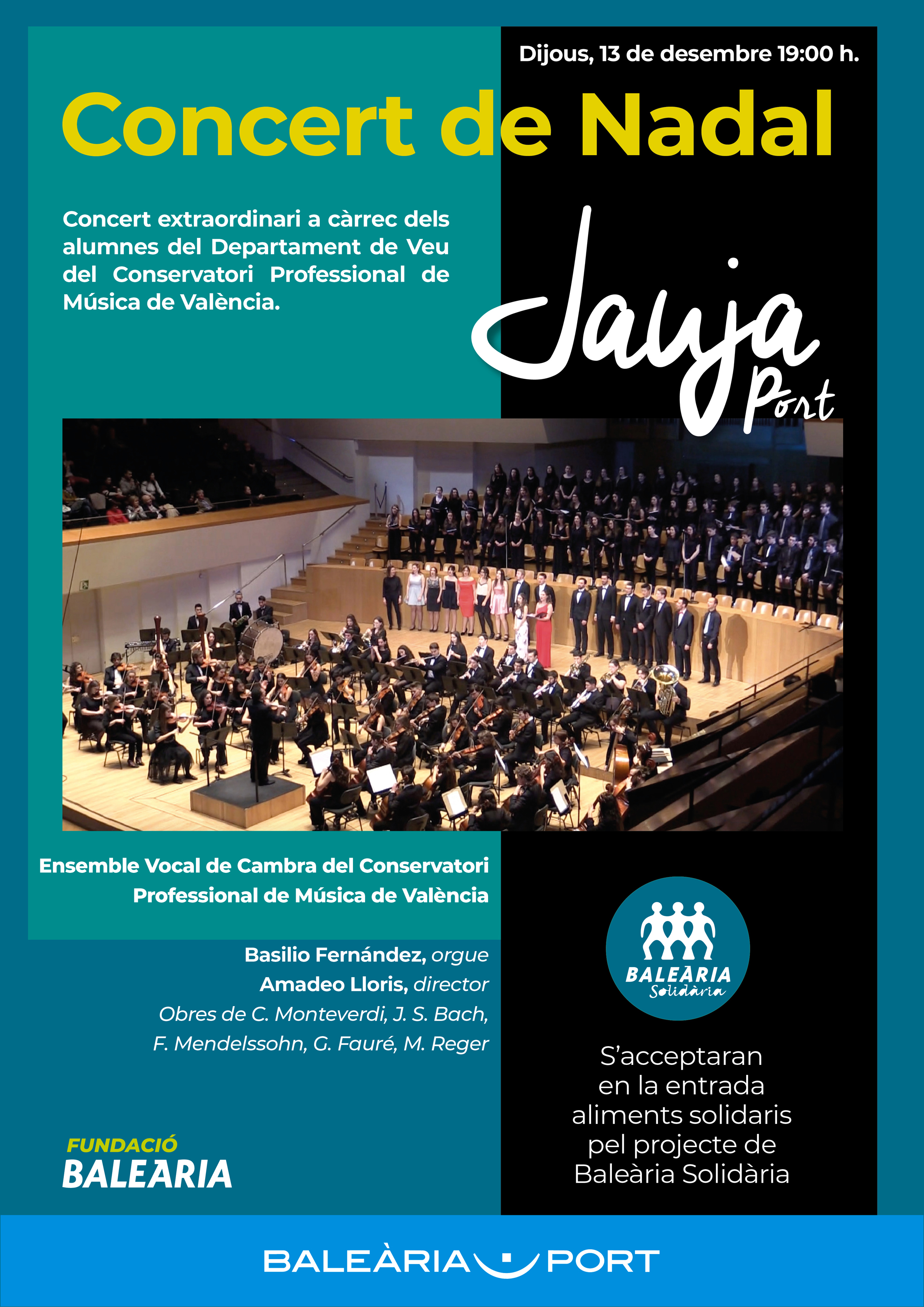 Concierto de Navidad a cargo del Conservatori Professional de Música de València
